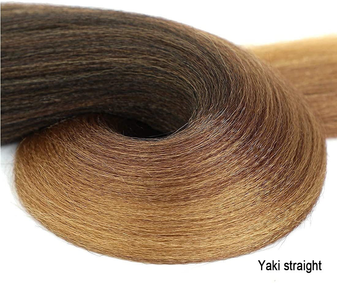 Buy WIGENIUS Prestretched Braiding Hair Ombre Brown 26 inch 6 Packs