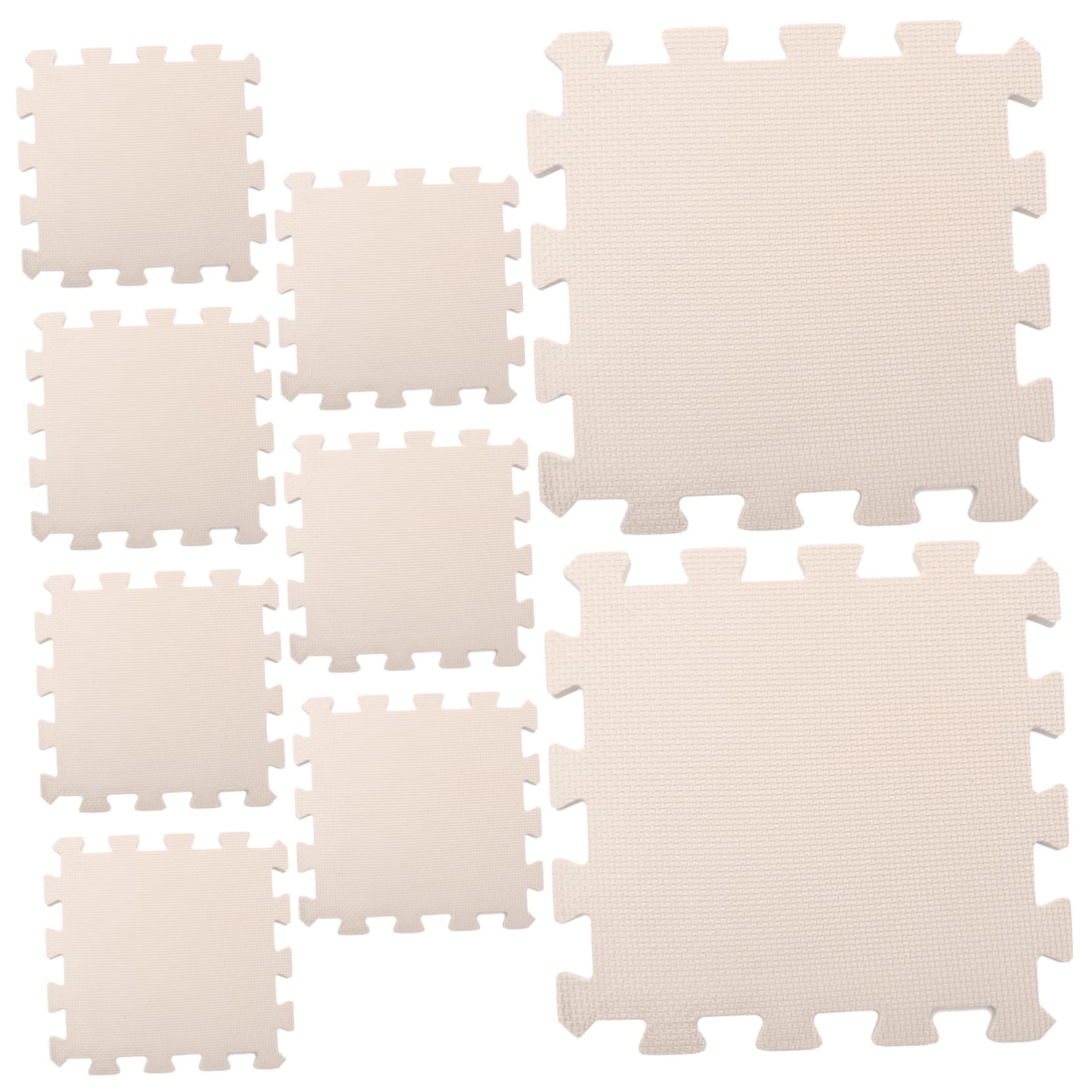 VILLCASE Crochet Blocking Board Tools 9pcs Foam Knit Mat Braid Tool Foams Blocking Pad Blocking Mats for Knitting Multifunction Beige Climbing Mat Knitting Supplies