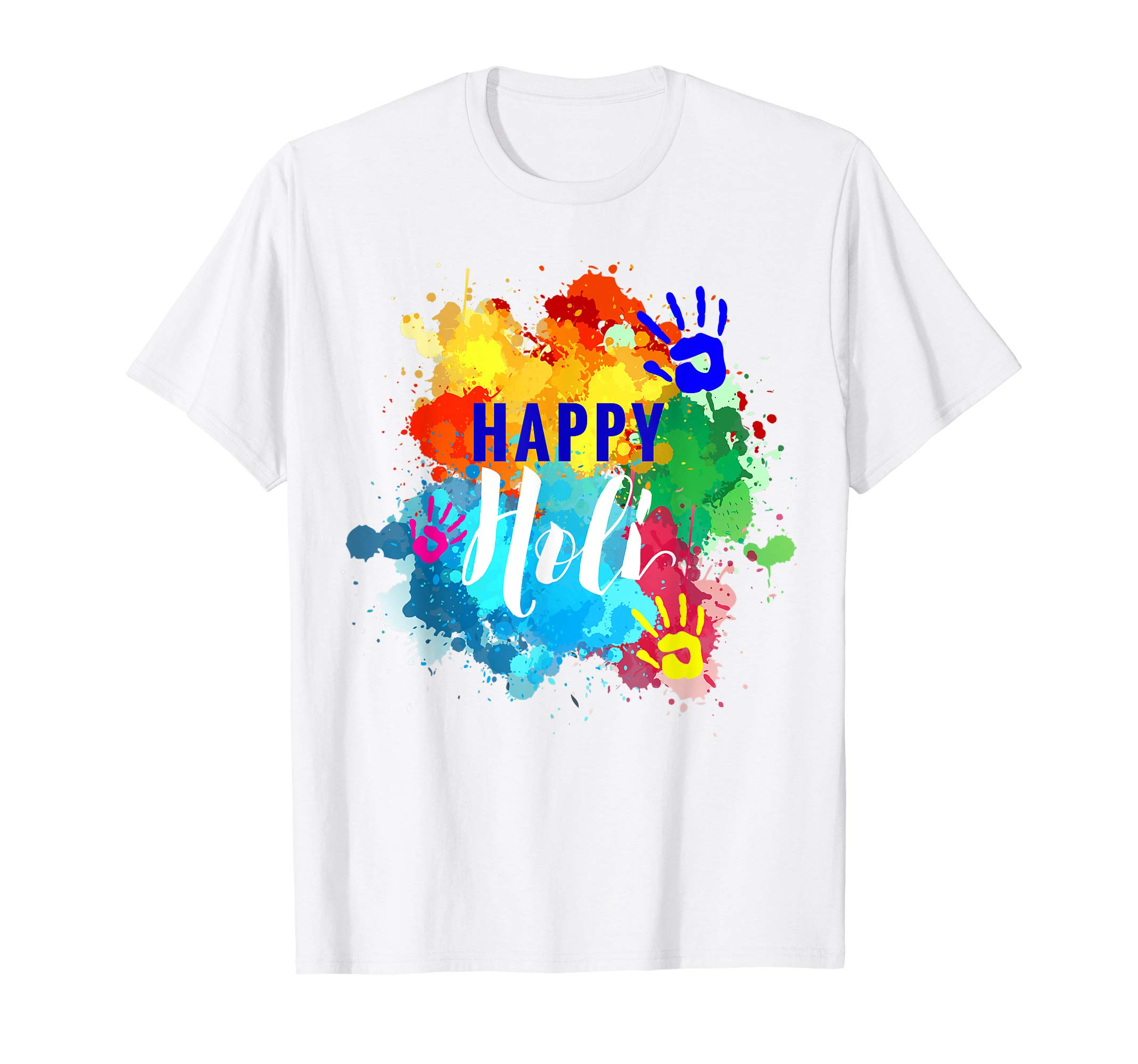 Holi Festival Shirts Kids Women And Men GiftsHappy Holi T-Shirt Colors India Hindu Spring T-ShirtOEKO-TEX STANDARD 100