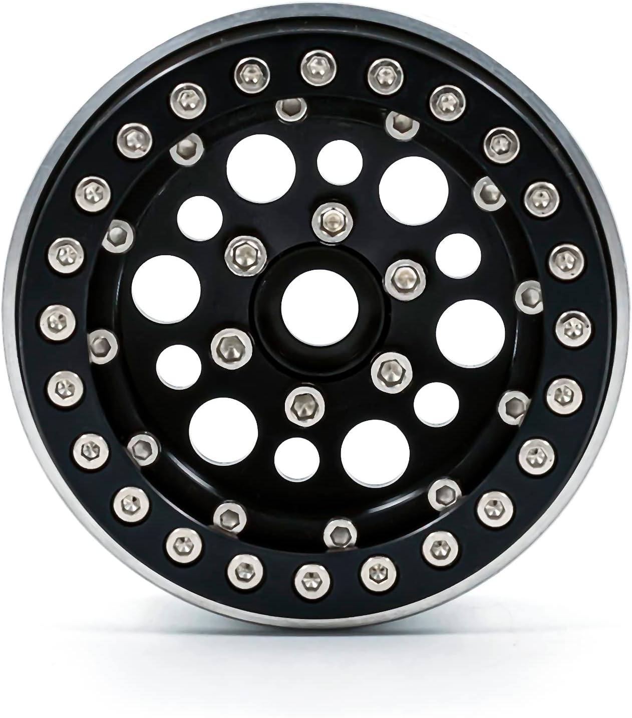 Lifehead 1.9 Inch Split Structure Beadlock Wheels CNC Engraving for 1/10 RC Crawler Car TRAXXAS TRX4 TRX6 Axial SCX10 90046 90047 SCX10 III AXI03007 Tamiya CC01 D90 YK4102,12mm Hex