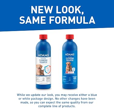 Adams Flea & Tick Cleansing Shampoo 12 Ounces