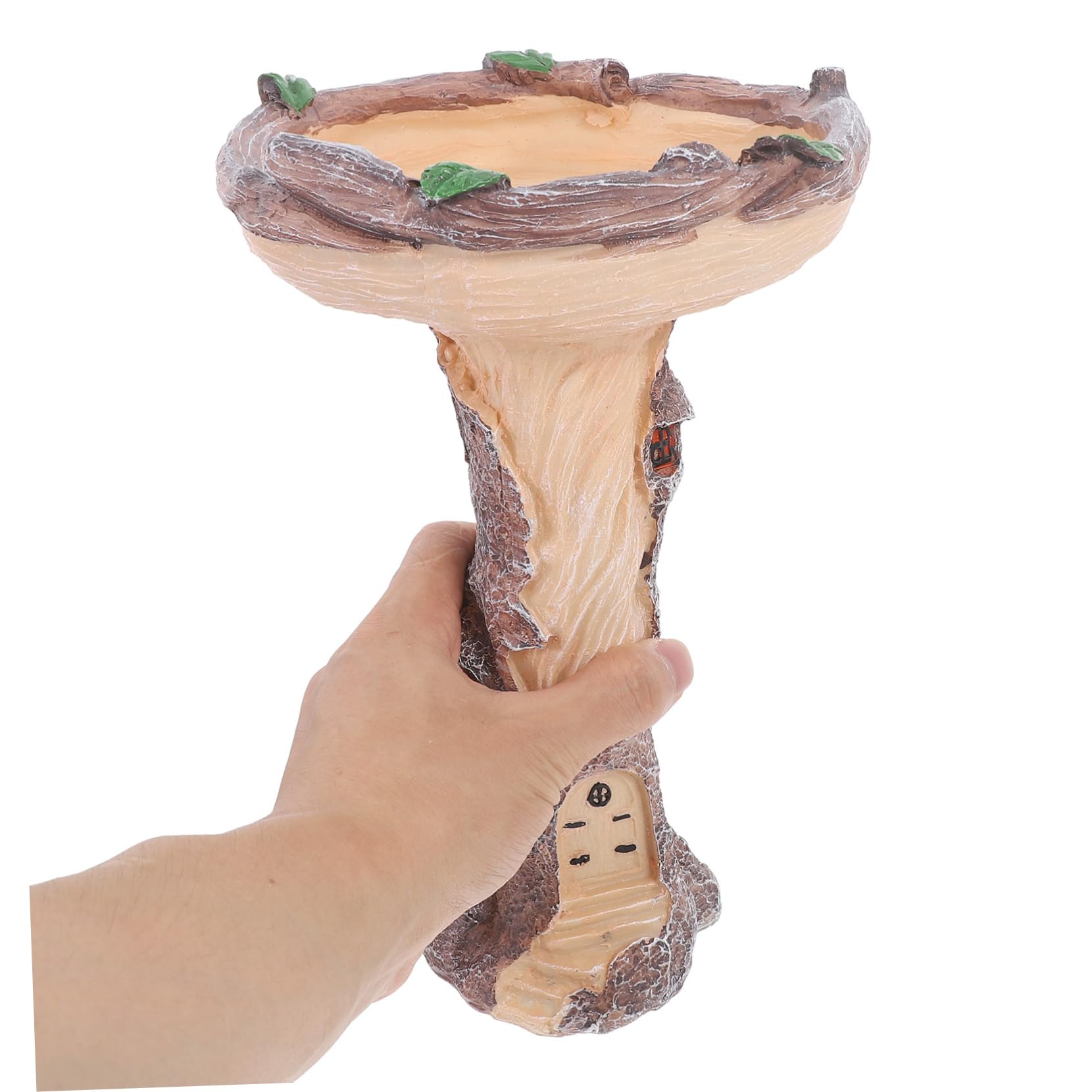 Mipcase Ciotola Per Il Bagno Degli Uccelli Da Giardino Mangiatoia Per Uccelli Da Esterno Robusta Ciotola in Resina Per Lartigianato Degli Per Larredamento Del Giardino