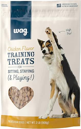 Amazon Brand – Wag Chicken Flavor Training Treats for Dogs,