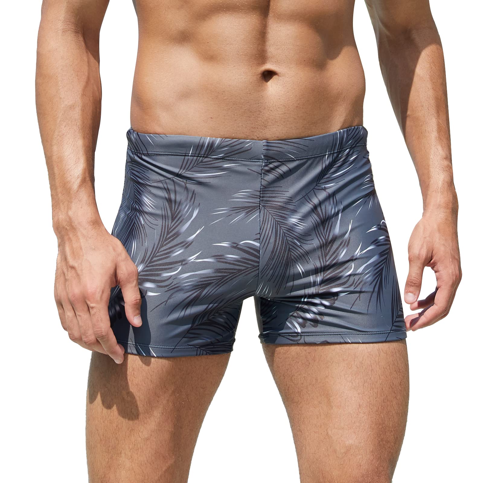 Arcweg Badehose Herren Eng Kurz Badeshorts mit Tunnelzug Schwimmhose Peinlichkeit Vermeidendes Pad Wassersport Kurze Hose UV Schutz Jungen Schwimmwear