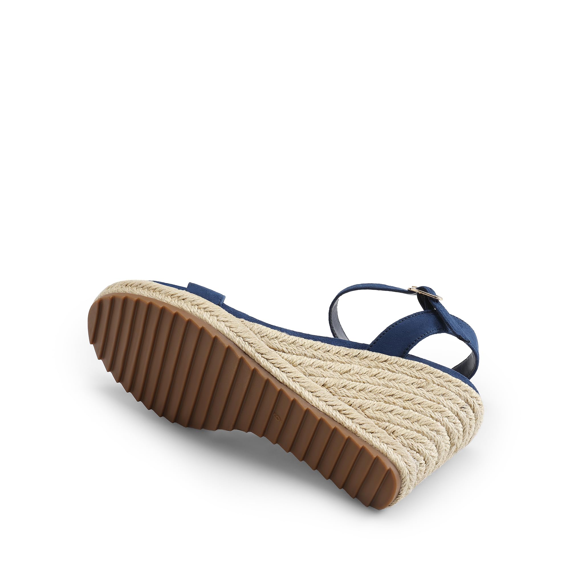 DREAM PAIRS Damskie sandały na koturnie otwarte palce espadryle sandały wygodne eleganckie sandały na platformie z paskiem na kostkę odpowiednie do pracy na plażę letnie buty