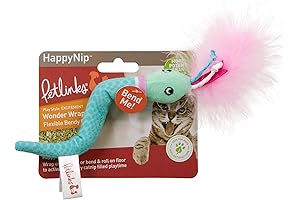 Petlinks HappyNip Wonder Wrap Plush Catnip Snake Toy