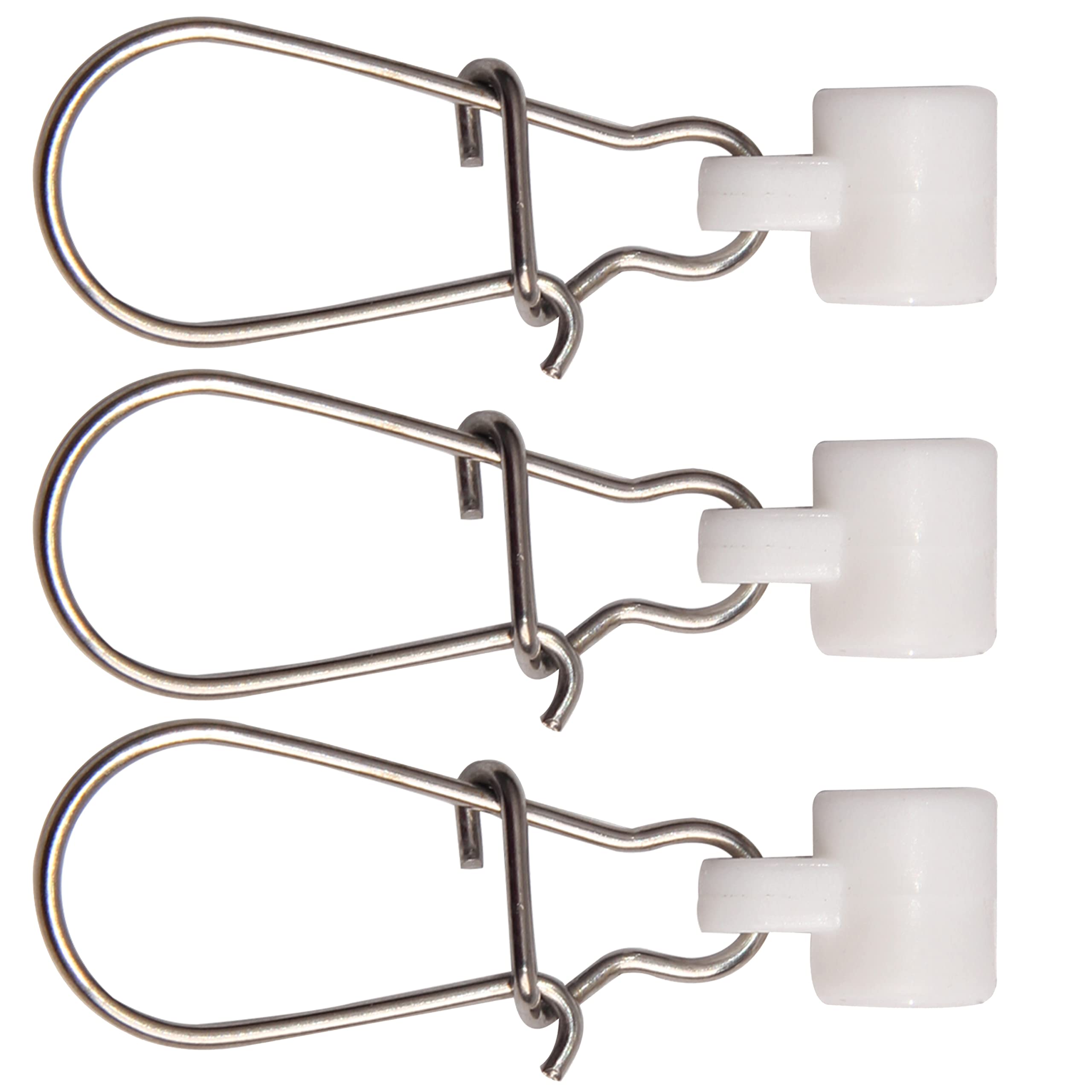 Fishing Line Sinker Slides Catfishing, 10/60pcs Heavy Duty Sinker Weight Connectors Sinker Slider with Duo-Lock Snap for Saltwater Surf Fishing Rigs Catfishing Sliding Rig Bottom Rigs Fish Finder Rig