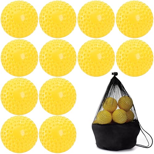 Tebery 12 Pack Dimpled Baseballs