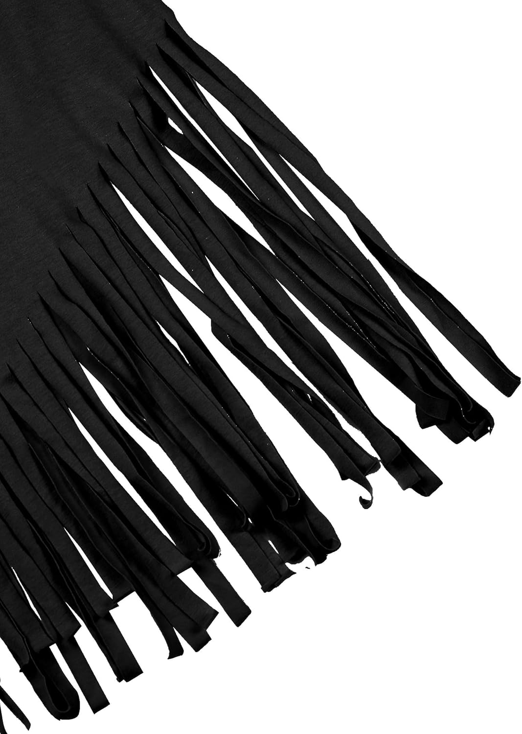 Remidoo Womens Fringe Top Oversized T Shirt Round Neck Short Sleeve Tee Shirts - Image 5