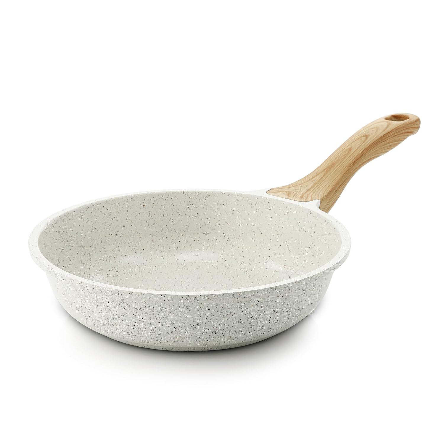 SENSARTE Nonstick Ceramic Frying Pan Skillet 8-Inch Omelet Pan Healthy Non Toxic Chef Pan Induction Compatible Egg Pan
