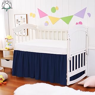 Cotton Crib Skirt - Natural