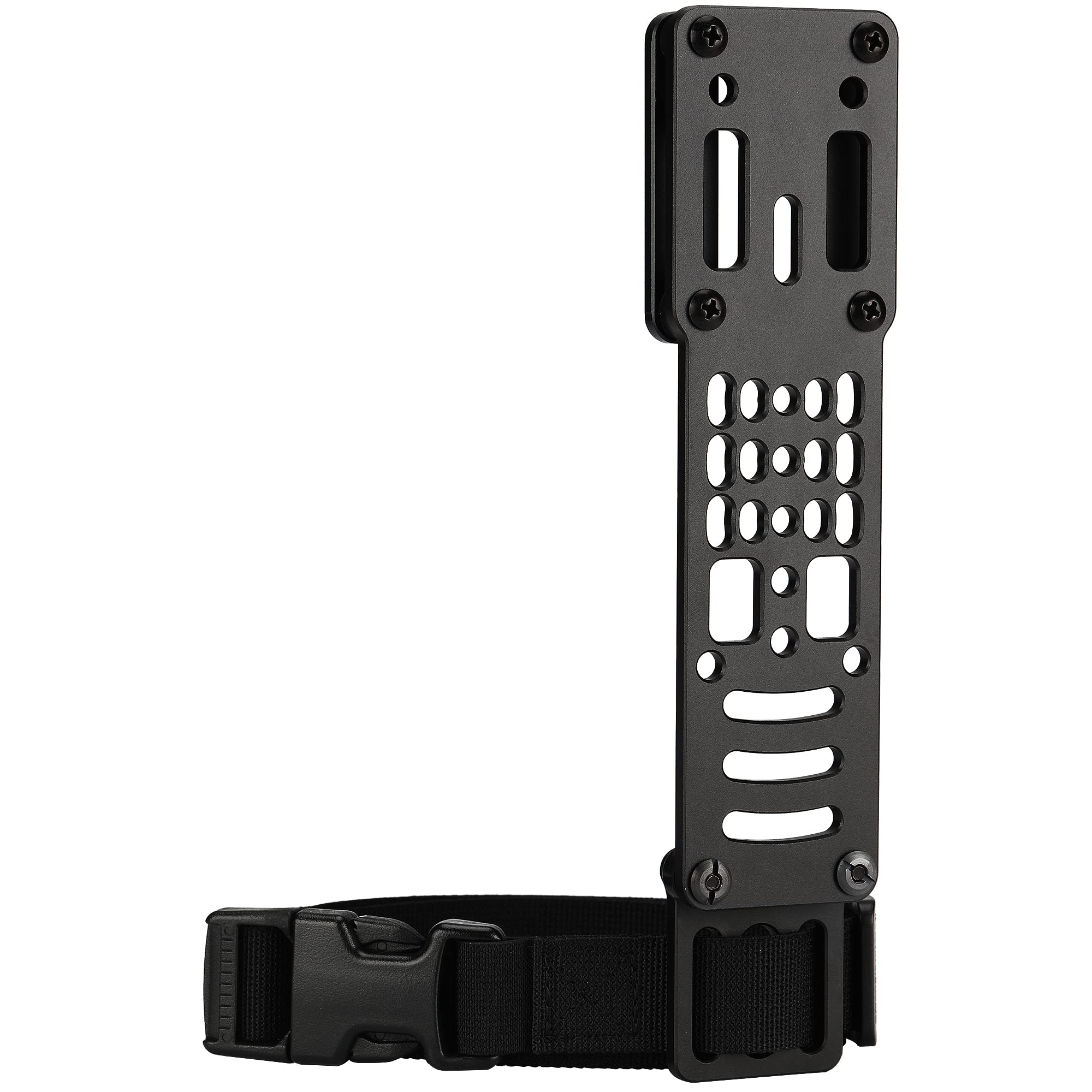 Guayma Drop Leg Holster Adapter Duty Belt Accessories for QLS Kit,Modular Holster Adapter with Thigh Strap Airsoft Tactical Gear,Black