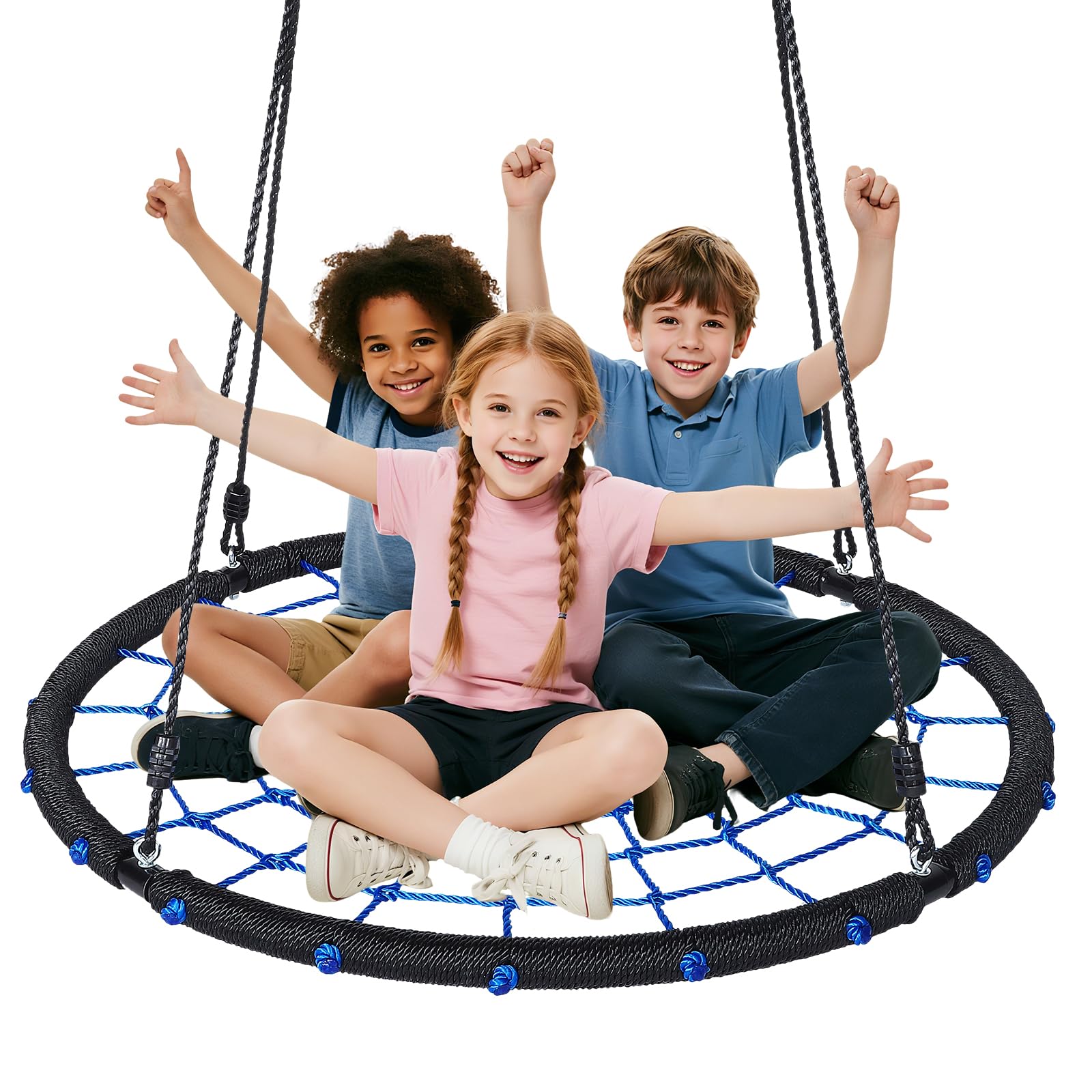 Altalena a forma di ragnatela da 100 cm, per bambini e adulti