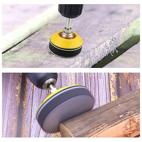 Miniatura 4 de Paquete de 5 almohadillas de espuma suave con gancho y bucle de 1 pulgada, almohadilla de respaldo de esponja sin agujero, 0.984 in para almohadilla