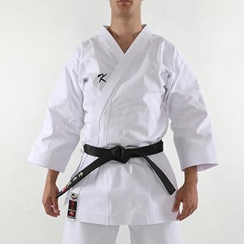 Kihon Bunkai Professional Kata Karate Gi, WKF Approved, Heavyweight Cotton-Poly Uniform