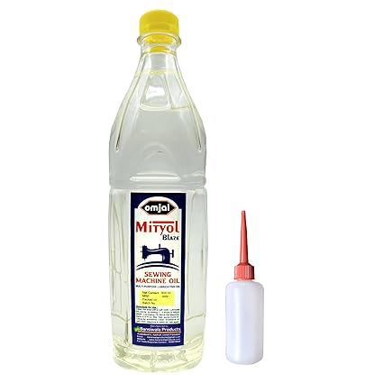 Omjai's Mityol Blaze Sewing and Multipurpose Lubrication Machine Oil (800ml) with Free Machine Oil refillable Bottle
