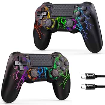 Amazon.com: GamingBoy 2 Pack Wireless Controller for PS4