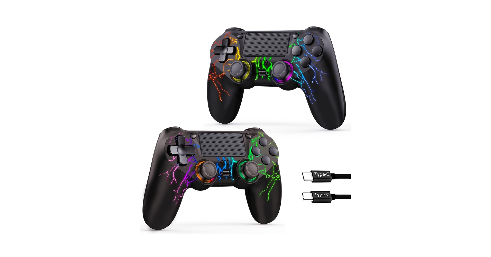 Amazon.com: GamingBoy 2 Pack Wireless Controller for PS4