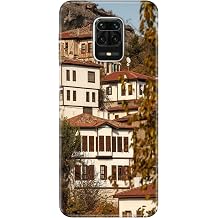 Xiaomi Redmi Note 9 Pro Max ile Uyumlu Safranbolu Temal  Desenli Darbe Emici Silikon K l f,  ok Renkli