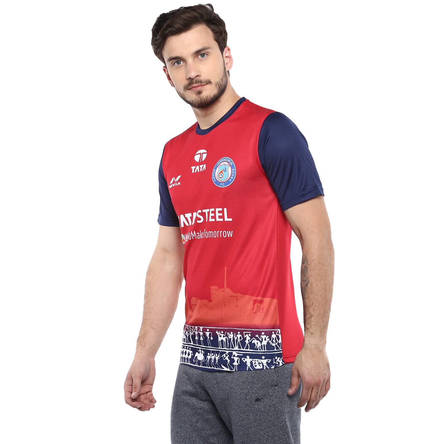 Jamshedpur Fc Nivia Jersey Nivia Jamshedpur Fc Front Sublimation