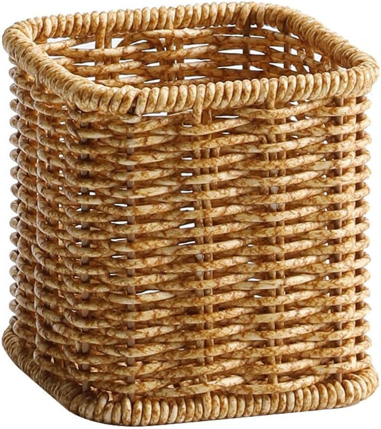 Hand-woven Kitchen Storage Basket Woven Wicker Baskets Organizer Home Decor