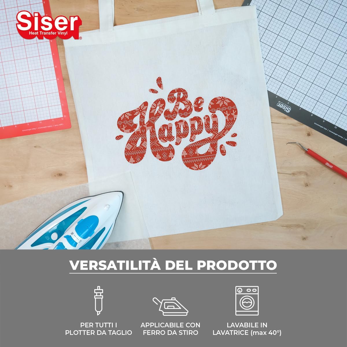 Siser® Easypatterns Plus 30cm x 0.5m Vinyl for personalising Textiles