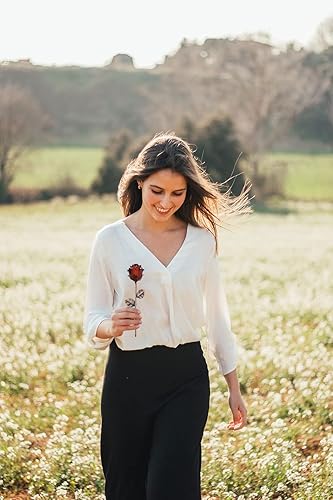 Miniatura 7 de Forging Art Bcn Rosa eterna forjada de hierro forjado a mano (oro)