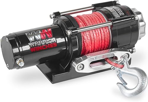Miniatura 37 de Warrior Winches Ninja 4500 libras – Cabrestante eléctrico de 12 V ATV/UTV con cable de acero, compacto y potente cabrestante ATV de 12 voltios