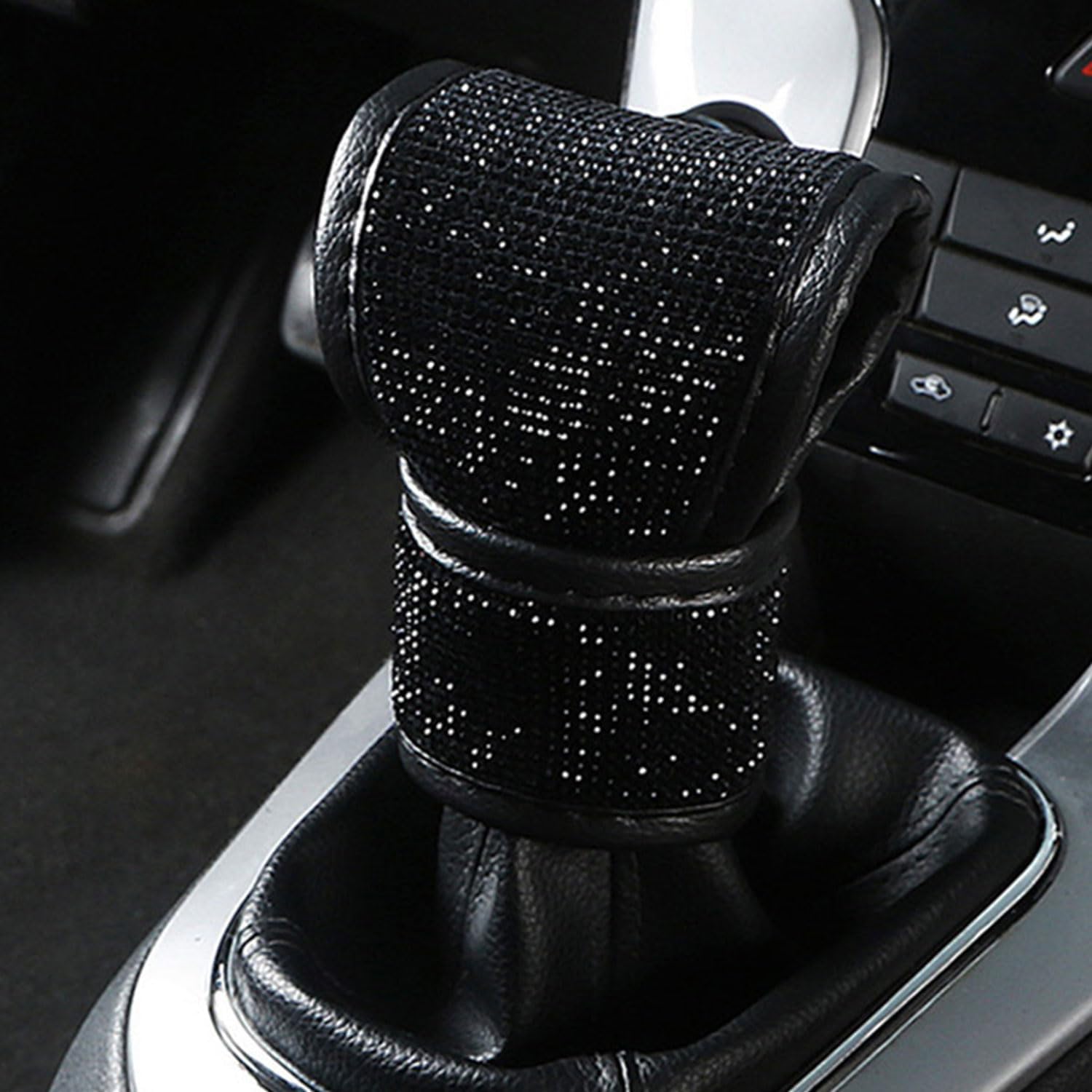 LCWLJL Bling Bling Auto Gear Shift Knob Cover,Auto Shift Gear Cover ...