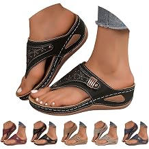 Orthopedic Sandals for Women 2026 Dressy Casual Summer Arch Support Flip Flops Comfortable Beach Vacation Sandals