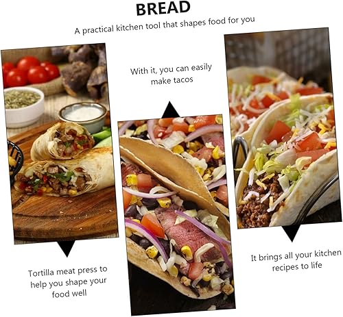 Miniatura 4 de EXQUIMEUBLE prensa de masa de metal muere de mujer freír pan aleación de aluminio tortilla prensa roti fabricante chapati maker máquina