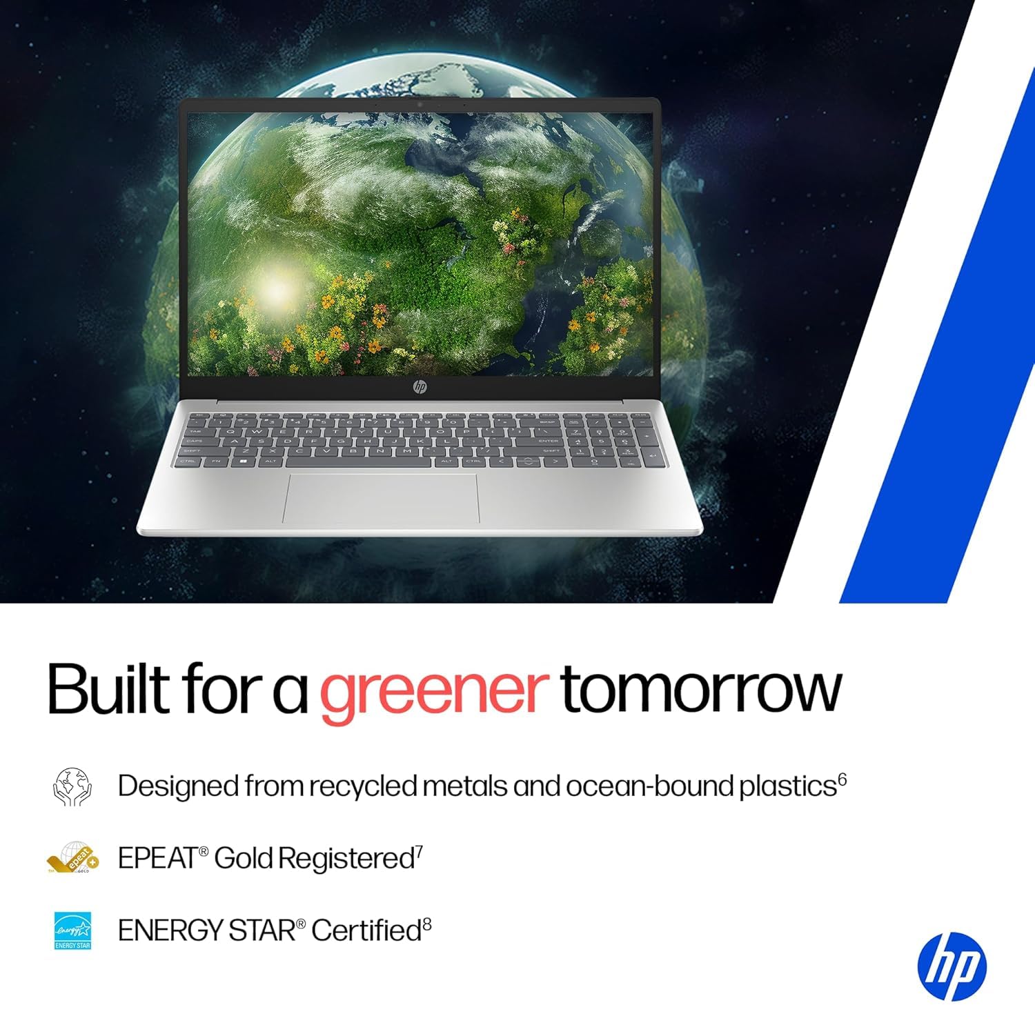 HP 15 Smartchoice, AMD Ryzen 3 7320U (8GB LPDDR5, 512GB SSD) FHD, Anti-Glare, Micro-Edge, 15.6''/39.6cm, Win11, M365 Basic(1yr)* Office24, Silver, 1.59kg, fc0500AU, FHD Camera w/Privacy Shutter Laptop — Amazon image 11