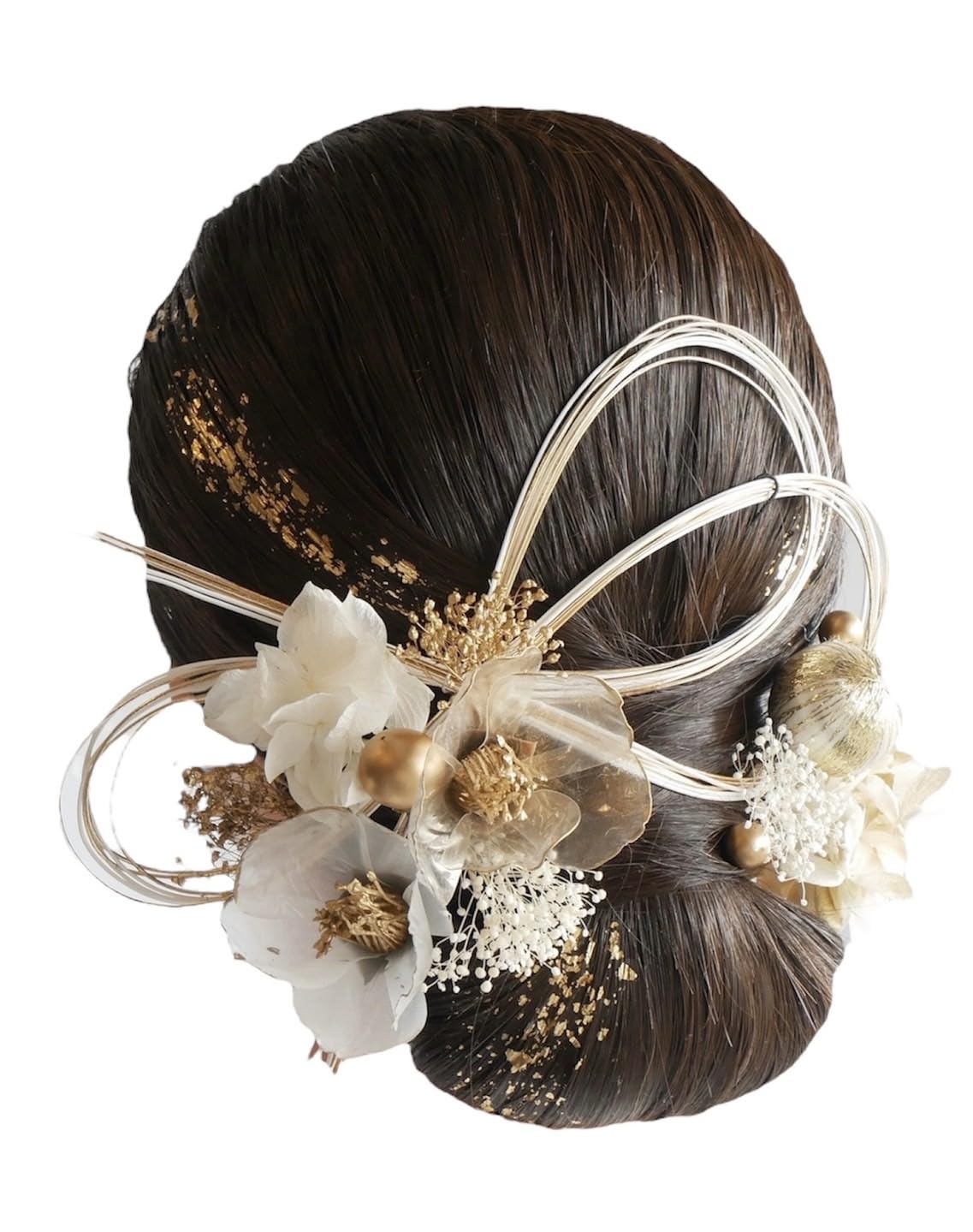 Amazon.co.jp: [Lomeri ロメリ] タイトヘア 髪飾り おかみさん ロメリ