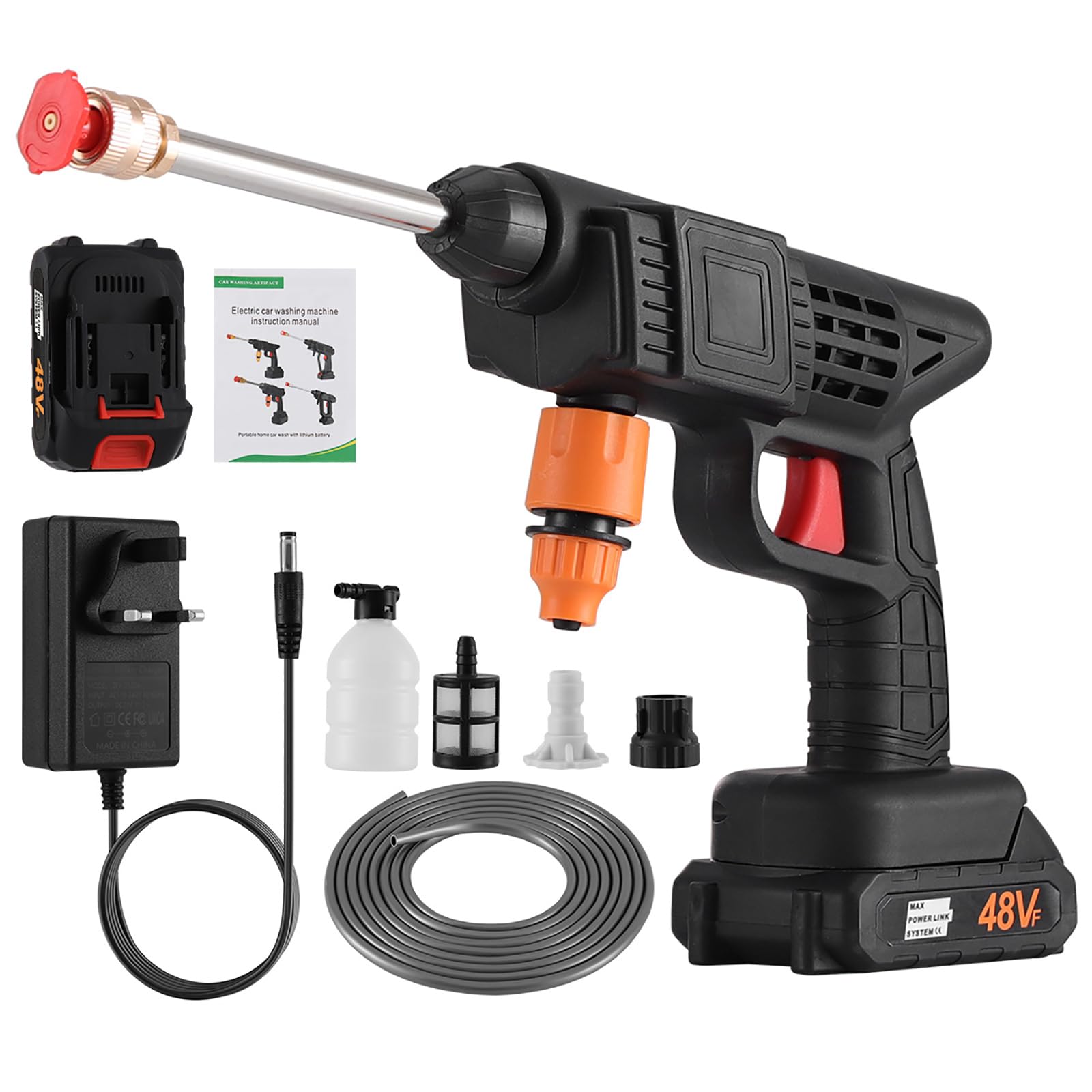ZYMY Cordless Pressure Washer Gun