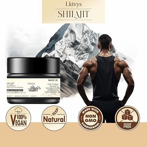 Vista 2 de Shilajit Orgánico, 1.06 oz de resina Shilajit, fuente del Himalaya, rica en ácido fúlvico, 100% puro y natural para apoyo inmunológico y aumento