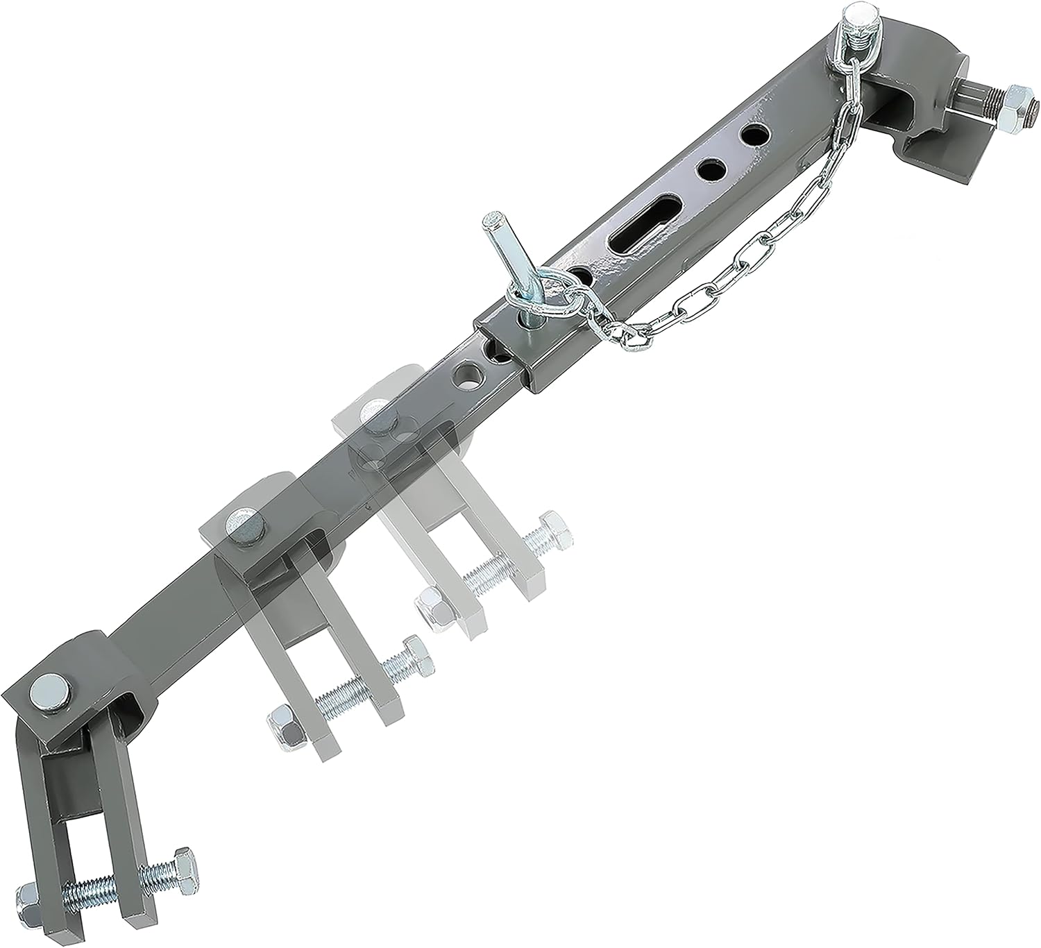 ALMULOO Solid Telescopic Stabilizer Compatible with Kubota Tractor L3700SU L2501 L3301 L3901 L4701 L2600 L3000 L2800 L3400 L3200 L3800 Powder Coated Heavy Duty Steel