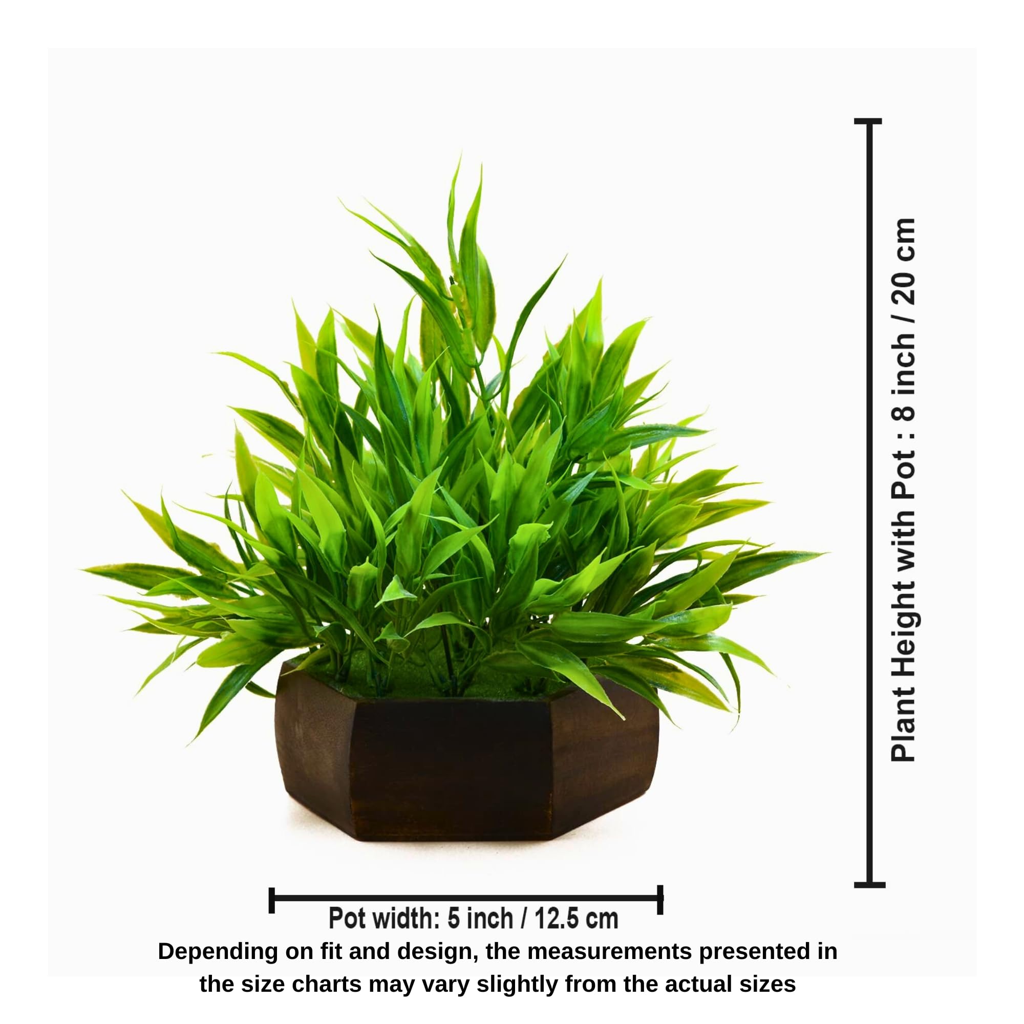 Artificial Bamboo Leaf Plant - Elegant Home Decor -4 Artificial Bamboo Leaf Plant - Elegant Home Decor -4