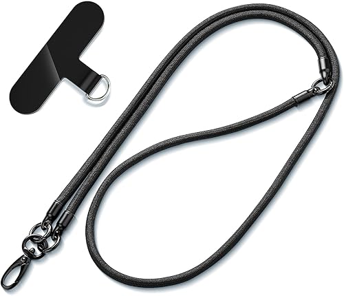 Cordón para teléfono, correas antirrobo 3 en 1, cordón cruzado, soporte para el cuello y correa para la muñeca, correa universal desmontable para