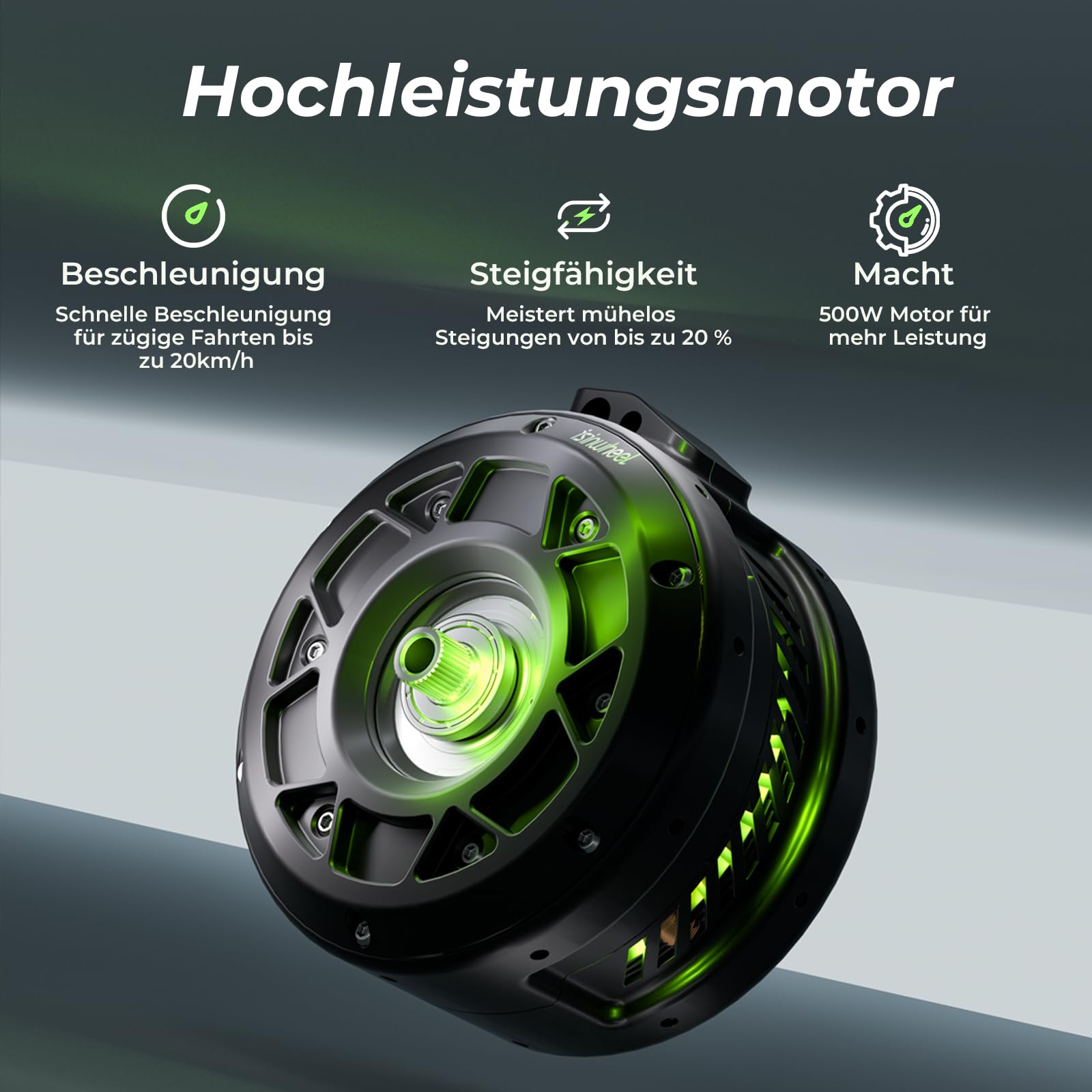 isinwheel S9MAX - Patinete eléctrico para Adulto con autorización de circulación por Carretera, Motor 500 W, batería 10,4 Ah hasta 40 km, neumáticos de 10", amortiguación, aplicación y Pantalla LED