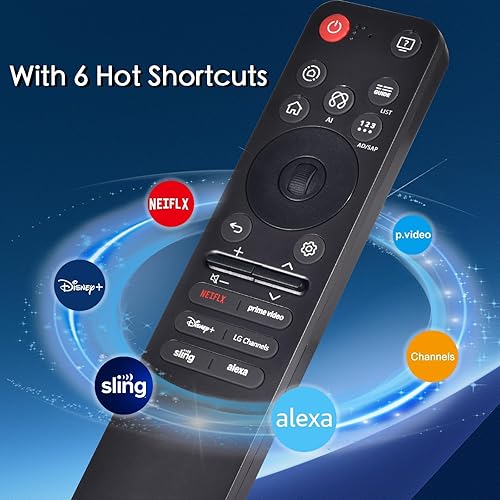 Miniatura 3 de Para LG Smart TV Remote, control mágico de repuesto universal para LG TV 2019 a 2025, compatible con AN-MR25GAAN-MR24GAAN-MR23GA, AN-MR22GA22GN,