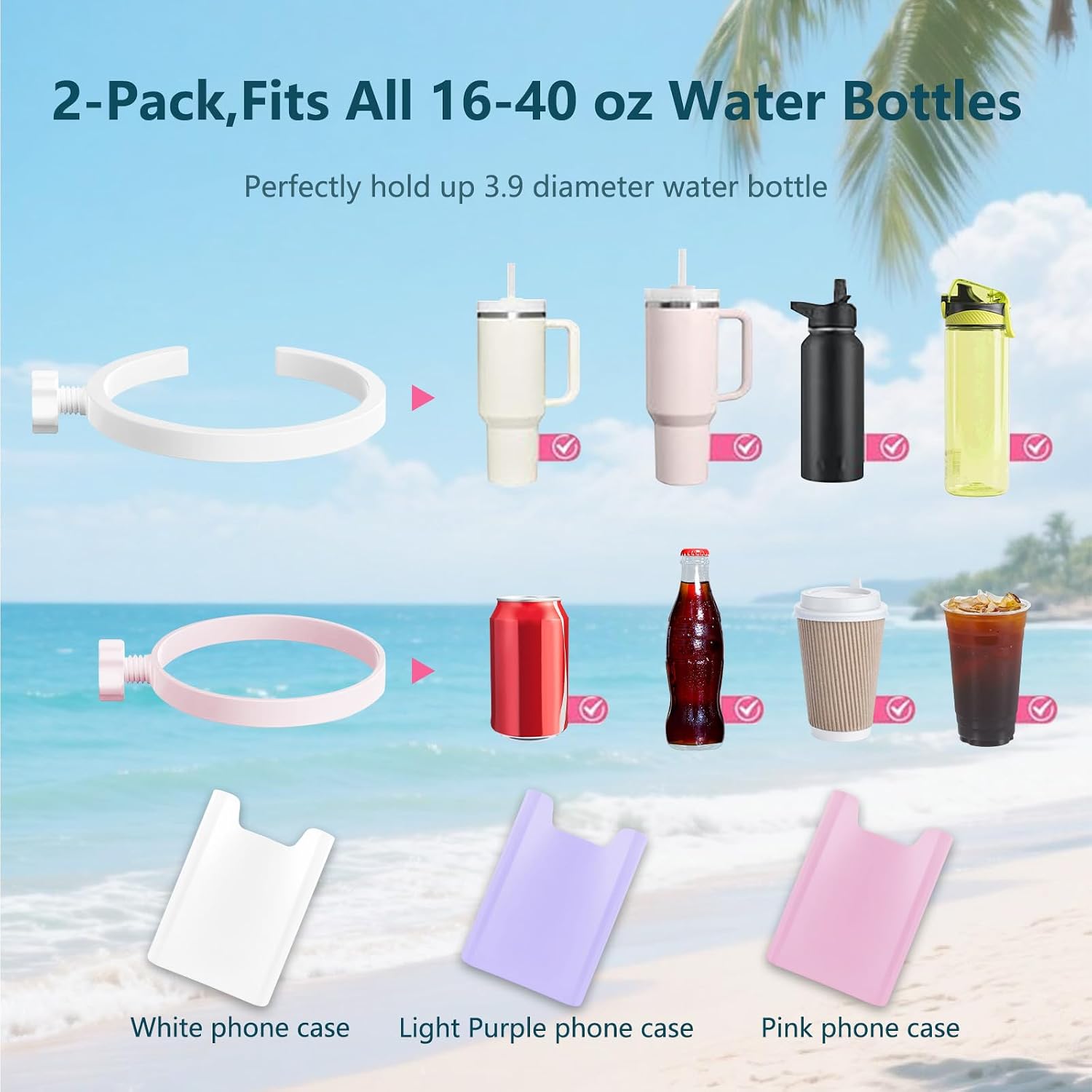 Lyfatz Accessories for Bogg Bag Cup Holder, Cup Holder and Phone Holder image 5