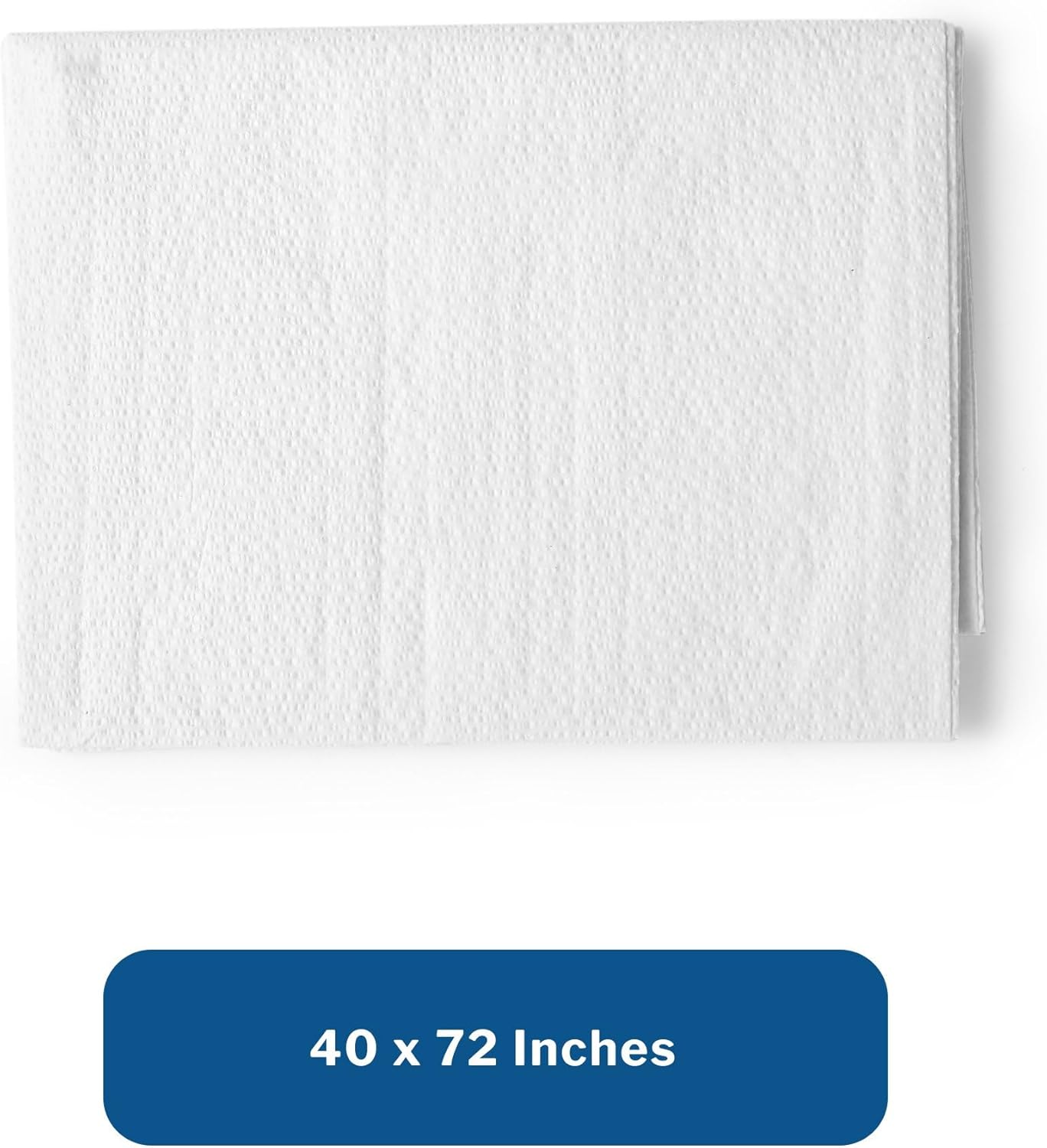 Single McKesson Drape Sheet showing dimensions