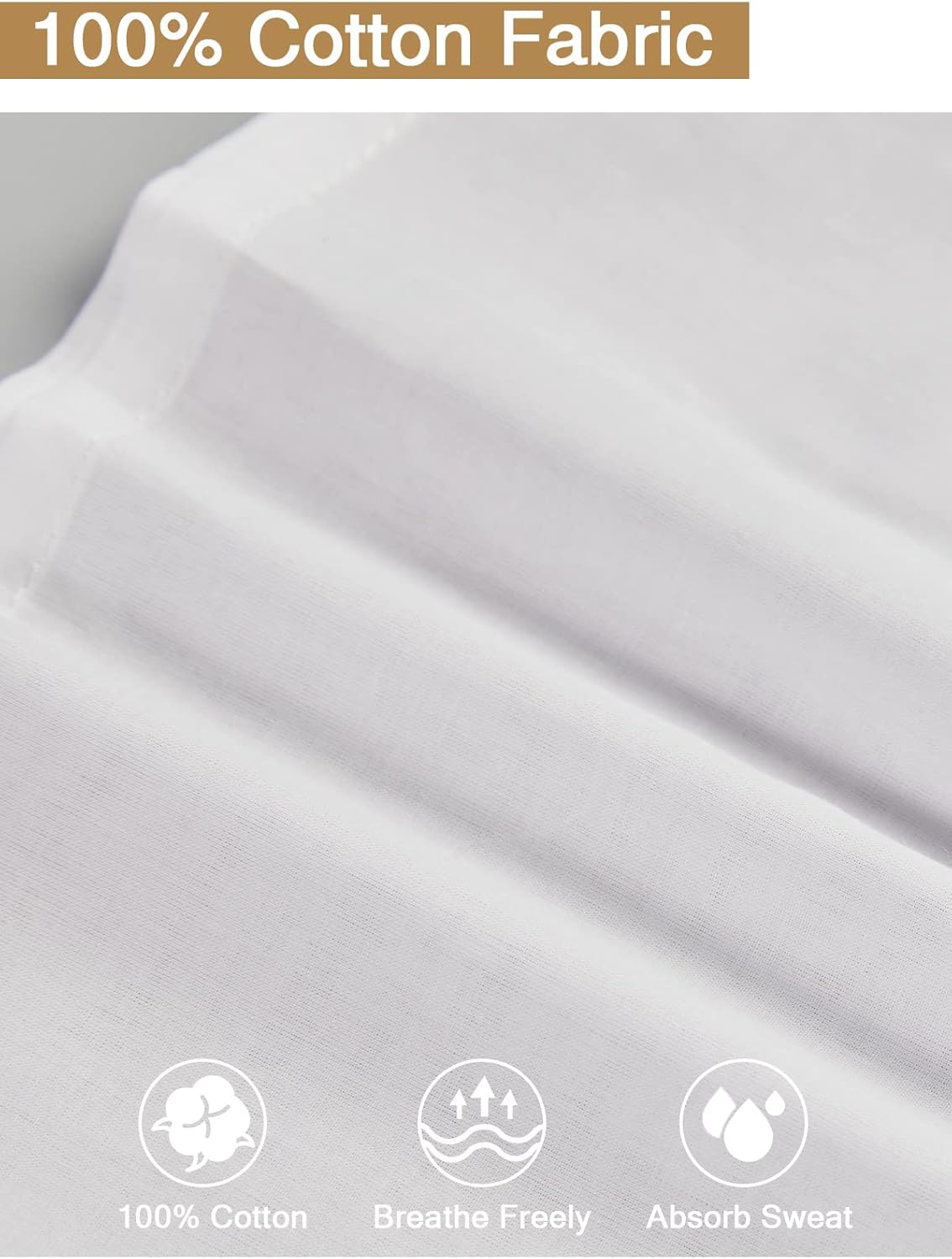 BEAUTELICATE Womens Half Slip 100% Cotton Vintage Underskirt in 3 Lengths - Image 2