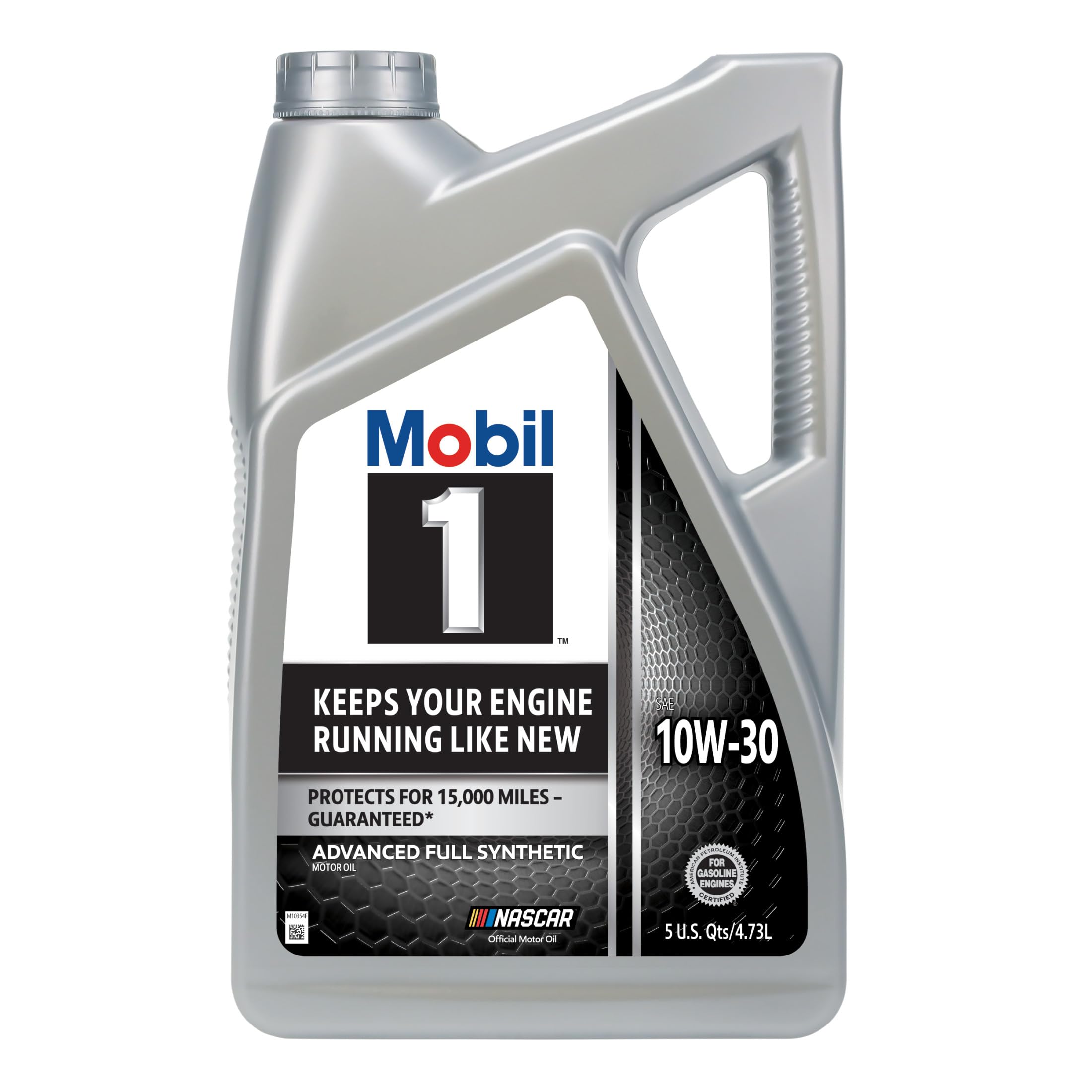 Mobil 1 Advanced Full Synthetic Motor Oil 10W-30, 5 Quart