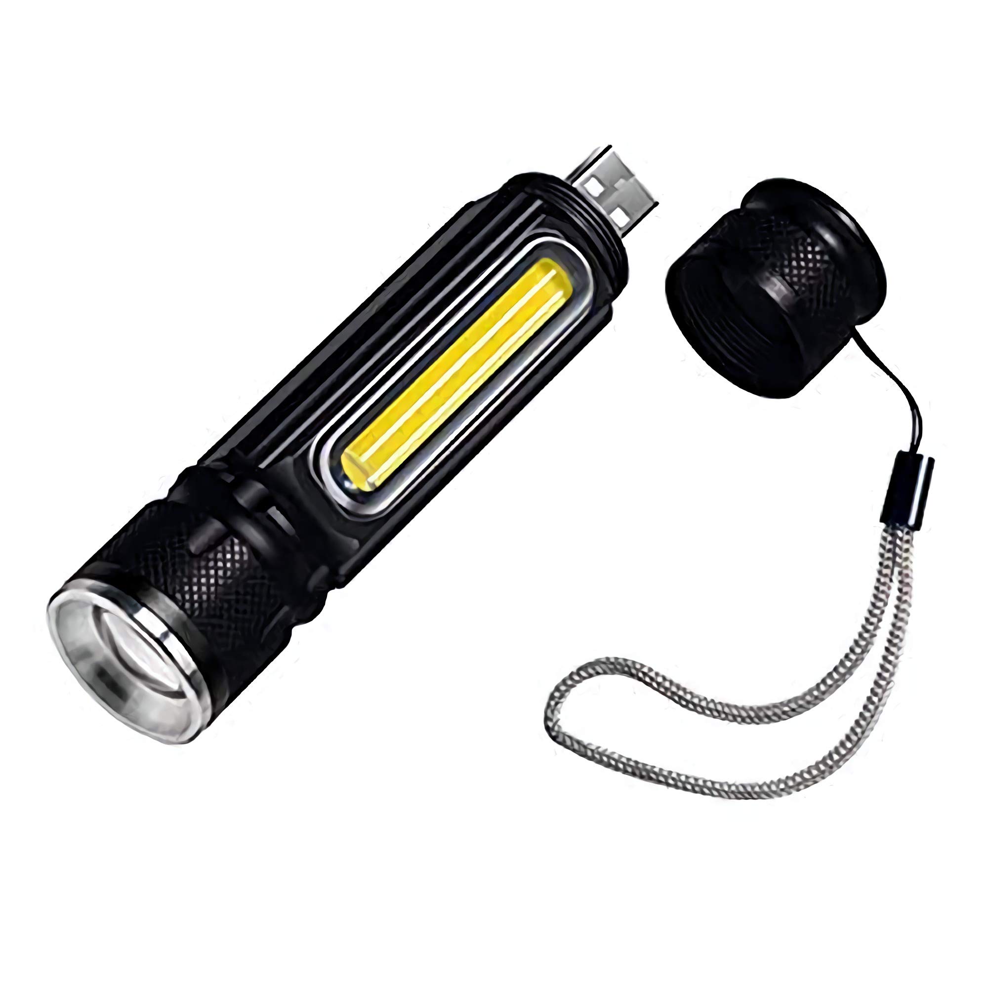 LHKJ Rechargeable Lampe Torche LED Puissante, Lampe de Poche avec Chargeur USB, étanche Mini Lampe Torche de Camping