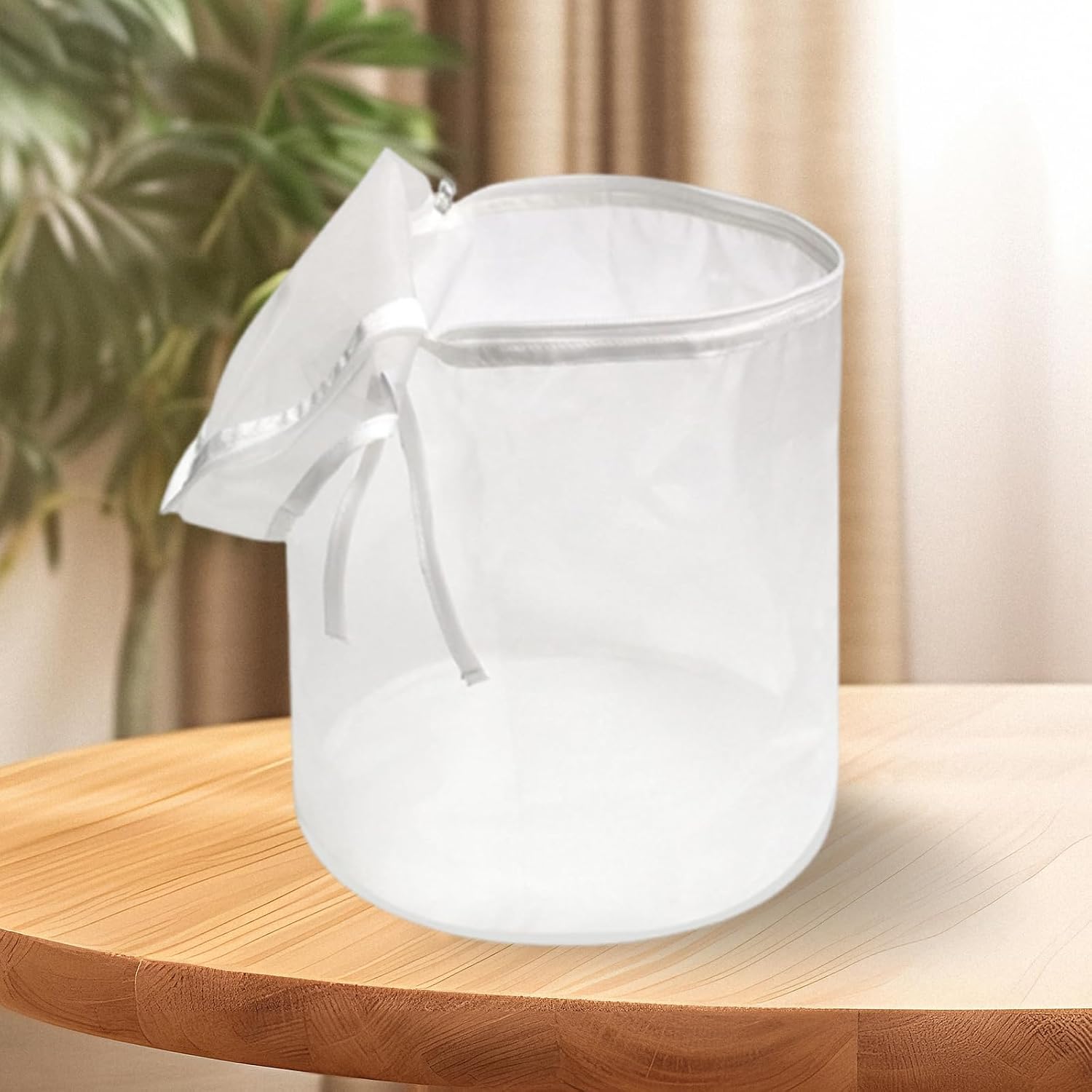 Reusable 5 Gallon 2 Pack 220 Micron Filter Zipper Bags All Mesh Nylon Zipper Filter Bags,Strainer Bag,Brew Bags,Suitable for Washing Machines, Gardens, Kitchens