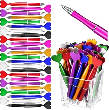 96Pcs Valentines Day Heart Shaped Ballpoin Pens