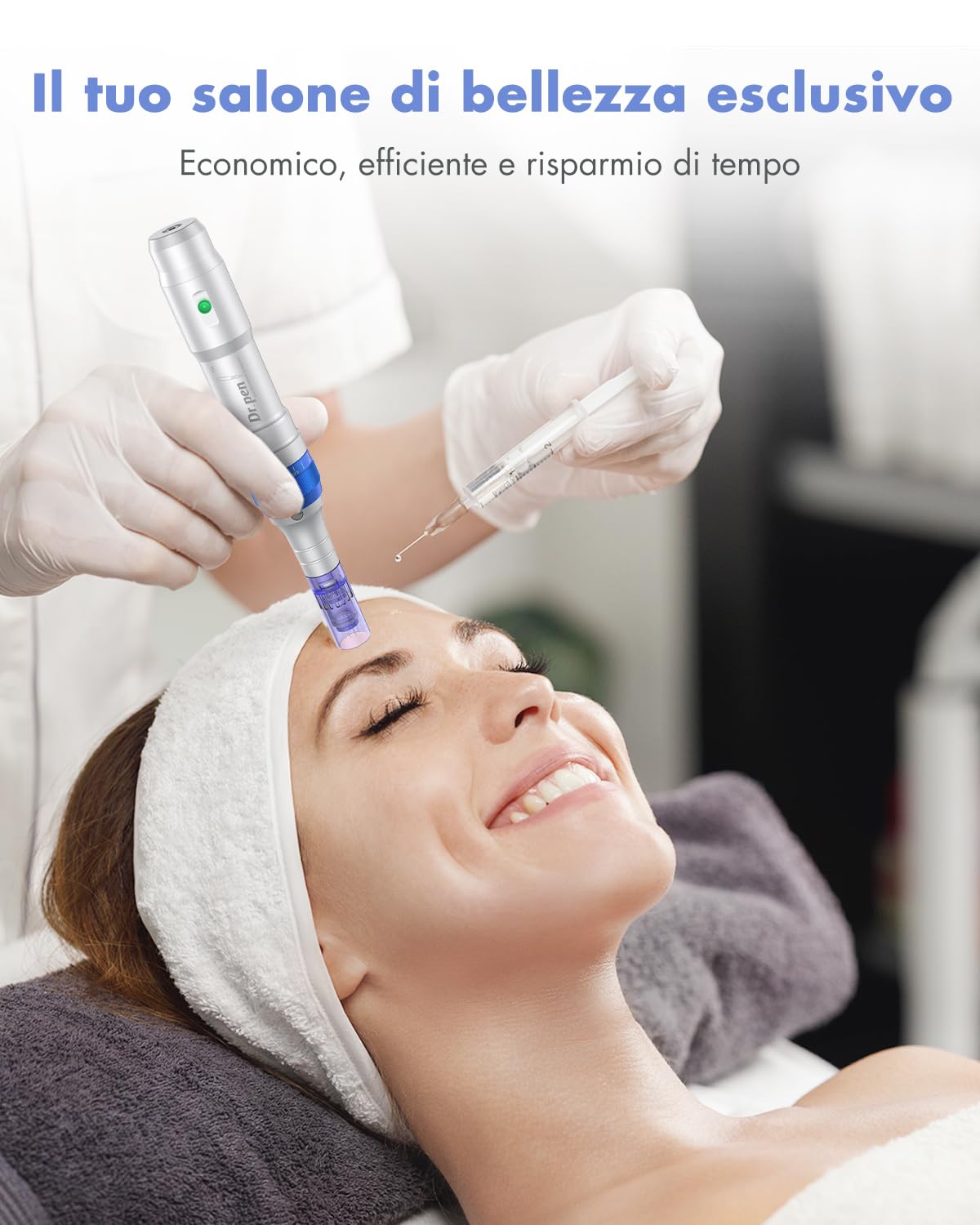 Dr. Pen Ultima A6 Penna per Microneedling Senza Fili Macchina con 22 Cartucce