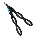 Vulken Tricep Rope Cable Attachments for Gym. Extra Long Tricep Rope LAT Pulldown Attachments Three Size in One Multi Workout Rope Handles Gym Accessories, Black