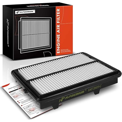A-Premium Engine Air Filter Compatible with Acura RDX 2019 2020 2021 2022 2023 - L4 2.0L - Replace# 17220-5MS-H00